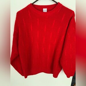 Deep Red Sweater
